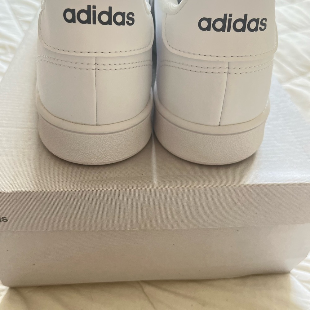 Adidas Grand Court K, White w black stripes, Mens size 7 BNWT - Picture 7 of 9